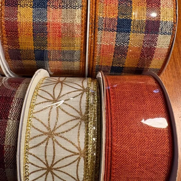 Wired Ribbon, NEW, Pack Of 10 Rolls - Picture 6 of 12